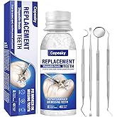 Tooth Repair Kit, Tooth Filling Replacement Kit, Moldable Dental Care Kit Glue DIY at Home for Fix The Missing and Broken Too