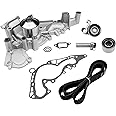 Engine Timing Belt Kit with Water Pump | Compatible with 1998-2010 Toyota 4Runner Land Cruiser & Lexus GS400 GX470 SC400-4.0L, 4.3L, 4.7L V8 Engine | Replaces# TKT021, TCKWP298