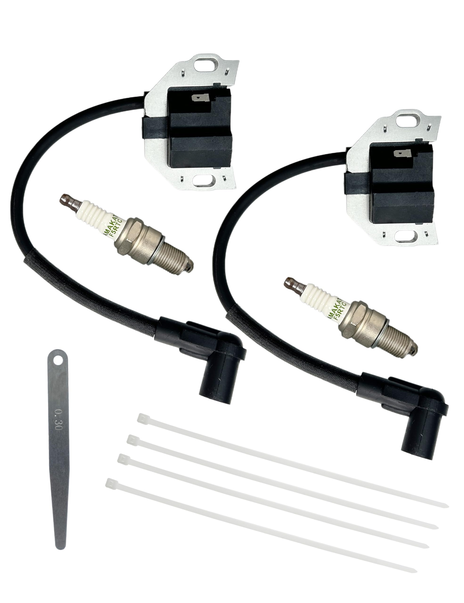 Photo 1 of YAMAKATO 21171-0743 Ignition Coil for Kawasaki John Deere X300 Toro Zero Turn with FR651V FR691V FX751V FX801V FX850V FR600V L?wnmower Engi?es, Armature Magneto 21171-0711 21171-0738 21171-7041