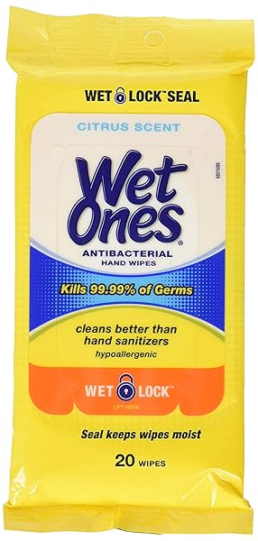 WET ONES TROPICAL SPLASH ANTIBACTERIAL HAND WIPES, 20...