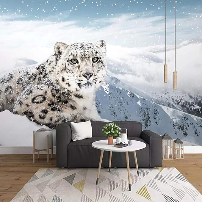 Fondo de pantalla 3D 3D foto cartel papel pintado mural animal leopardo