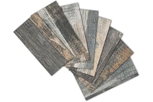 Yipscazo 100 Pieces 2024 New Upgrade Peel and Stick backsplash 3 x 6 Inches 3D PVC Composite Wall Tile Stick on Backsplash Tile for Kitchen Bathroom, Laundry Room, Fireplace in Light Gray