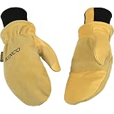 Kinco, KIN-901T, Premium Leather Work and Ski Mitt with Nikwax Waterproof Wax, Apparel Gloves