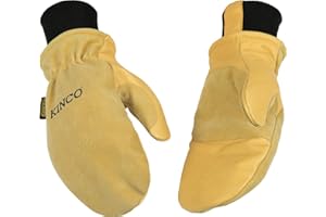Kinco, KIN-901T, Premium Leather Work and Ski Mitt with Nikwax Waterproof Wax, Apparel Gloves
