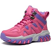GINNI Boys Girls Hiking Boots, Kids Breathable High Top Lace Up Sneakers | Outdoor Trail Hike Shoes for Camping &amp; Work, for Toddler/Little Kid/Big Kid/Youth, Lightweight Cushioned &amp; Non-Slip Outsole