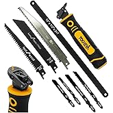 TOOLAN: 8-in-1 Multi Blades Hand Saw, Drywall Cutter Saw. Hackwaw. Long Blade Hand Saw for Cut, Sheetrock, Wood, Metel, Plast