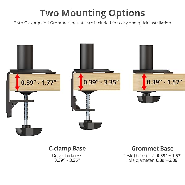 SIIG ARTICULATING ADJUSTABLE QUAD 4-MONITOR DESK MOUNT – FITS 13″ TO 27″ MONITORS – (CE-MT0S12-S1)