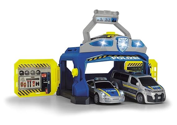 Dickie Toys 203715010 Command Unit, Polizeistation, Spielstation, Set