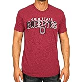Campus Colors NCAA Adult Unisex Starting Fresh T-Shirt, Tag-Less Soft Cotton Blend, Short Sleeve Heathered College Tees