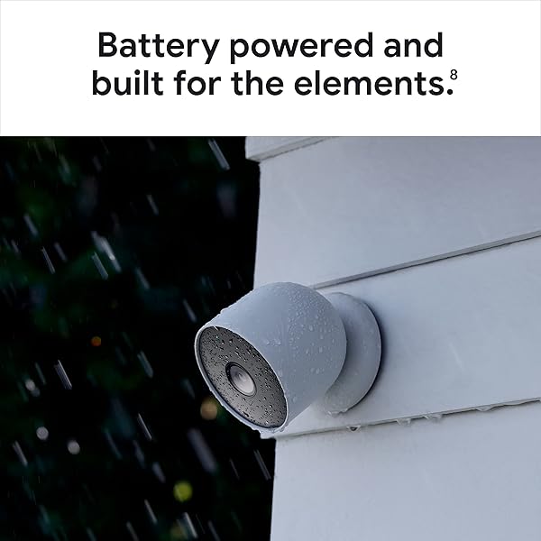 GOOGLE NEST CAM OUTDOOR OR INDOOR, BATTERY – 2ND GENERATION – 1 PACK