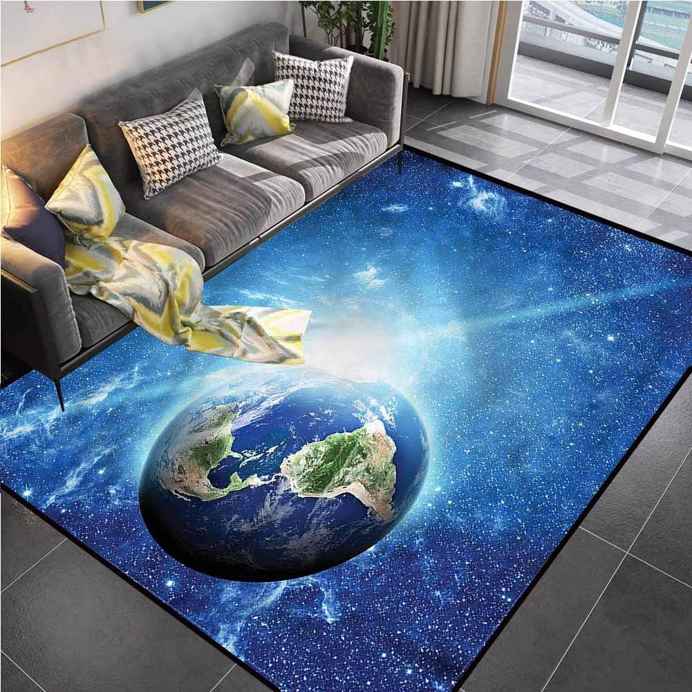 Amazon.com: Area Rug Rugs Print Large Floor Mat Outer Space, Planet