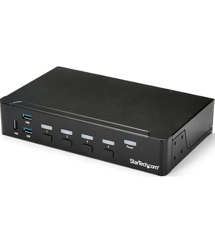 Amazon.com: StarTech.com 4 Port HDMI KVM Switch - Single Monitor