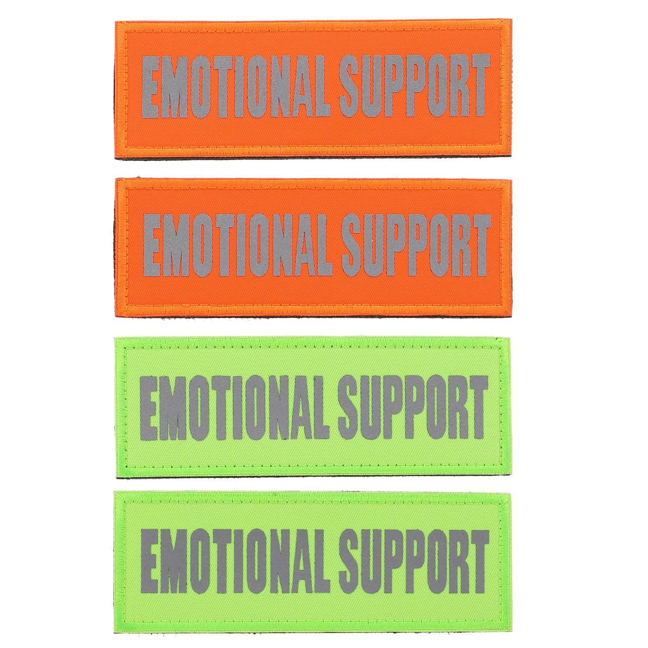 Alipis Service Dog Patch Reflective Working Nylon Badge Fastener Hook Loop Emblem for Harness Pet Vest Collar Leash Training 4Pcs