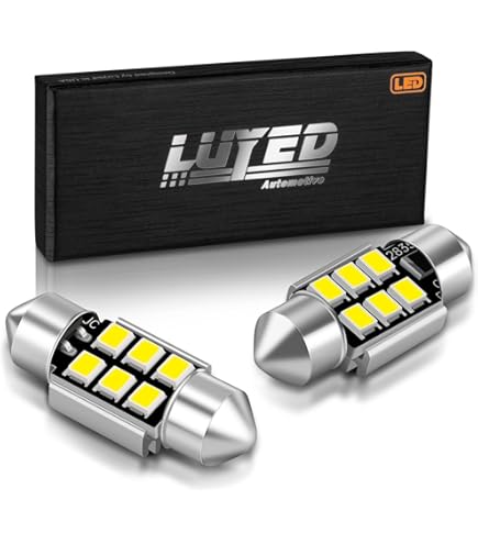 Amazon.com: LUYED DE3175 LED Bulbs Dome Ligts Xenon White Canbus