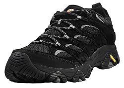 Merrell Men's Moab 3 Hiking Shoe, Black/Black, 10 W