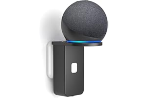 PlusAcc Wall Mount for Dot 5th & Dot 4th Gen & Pop & Google Nest Mini - Upgraded Alexa Dot 5th/Dot 4th Gen Outlet Holder Stan