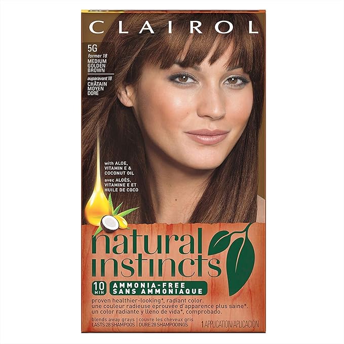 Amazon.com: natural instincts dark brown Amazon.com : Natural Instincts Non-Permanent Haircolor, 13 Light Brown