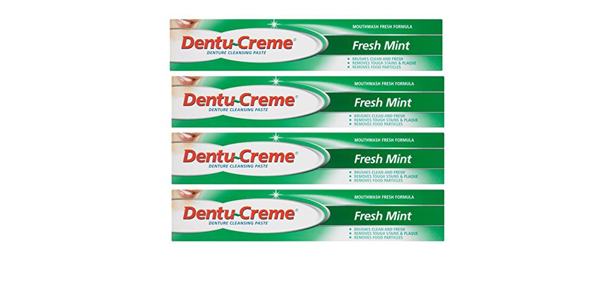 Dentu-Creme fresh Mint Toothpaste 75ml - Pack of 4