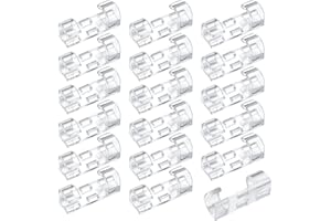 SIYURONGG 120 Pcs Adhesive Cable Clips, Cable Management Clips, Clear Cable Organizer, Cord Holder, Wire Clips, Sticky Cable Wire Cord Clips Holder for Car Office Home Desktop PC TV Laptop Ethernet Cable