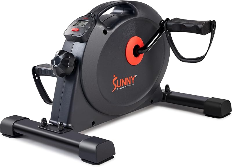Sunny Health & Fitness Under Desk Dual Function Mini Pedal Exerciser SF-B023005