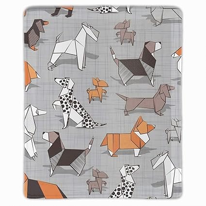 Amazoncom Origami Dog Mouse Pad Anti Slip Personalized