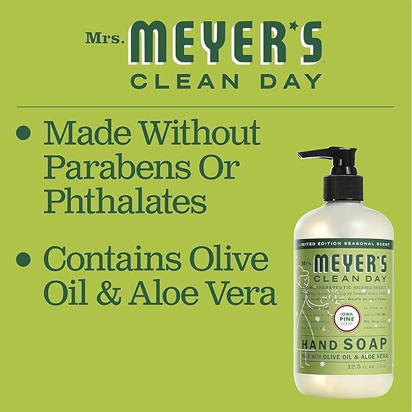 MRS. MEYER’S CLEAN DAY LIQUID HAND SOAP IOWA PINE, 12.5 FL OZ