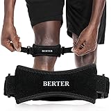 BERTER Knee Straps for Knee Pain Relief(2 Pack), Patella Knee Strap Brace for Squats, Running, Jumpers Knee and Runners Knee 