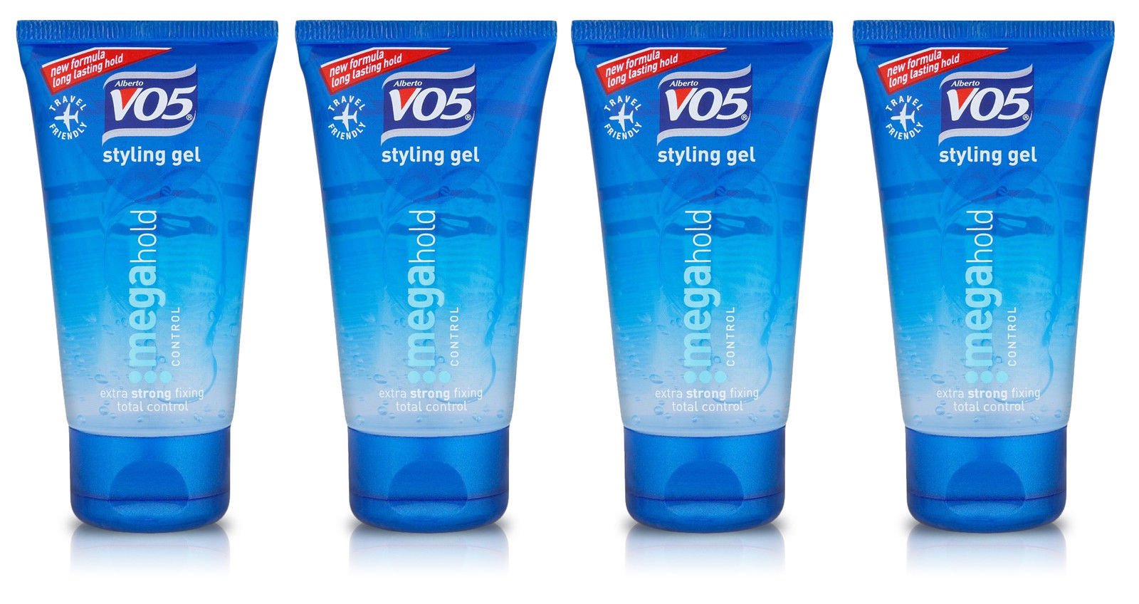4X VO5 MEGA HOLD MENS HAIR STYLING GEL MINI 50ML TRAVEL SIZE Buy