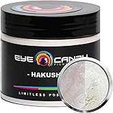 Eye Candy Pigments Premium White Mica Powder - Hakushika White (50gr) - for Epoxy, Resin, Soap, Paint, Woodworking, Acrylic Pouring, Bath Bombs, Fishing Lures - DIY Arts and Crafts Additive
