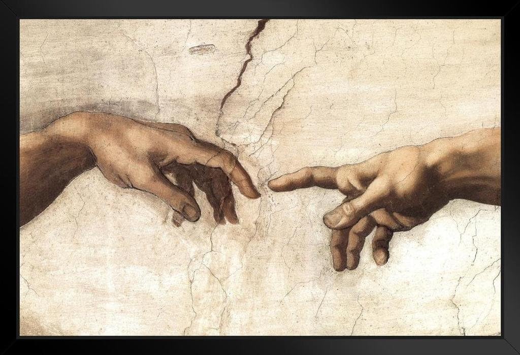 Amazon Com Michelangelo The Creation Adam Fresco Sistine Chapel