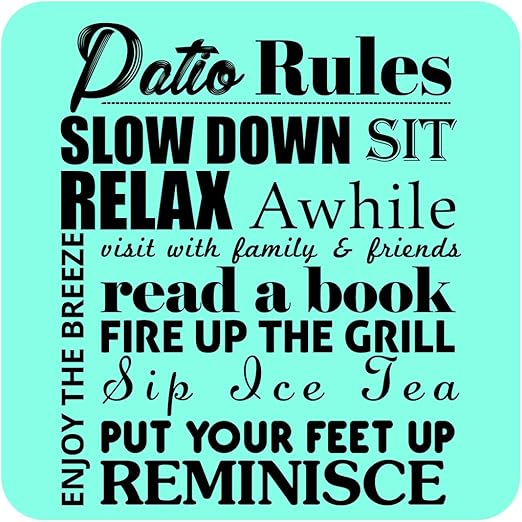 Amazon Com Banner Buzz Make It Visible Patio Signs Decor Patio