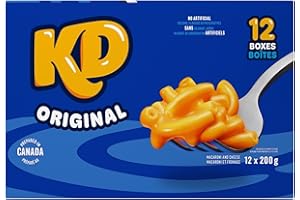 Kraft Dinner Original Macaroni and Cheese Dinner, 200g Box, 12 ct Case