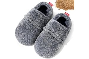 comfheat Microwavable Slippers for Women, Heated Slippers Feet Warmer for Cold Feet, Discomfort Relief, Gift for Women & Man,