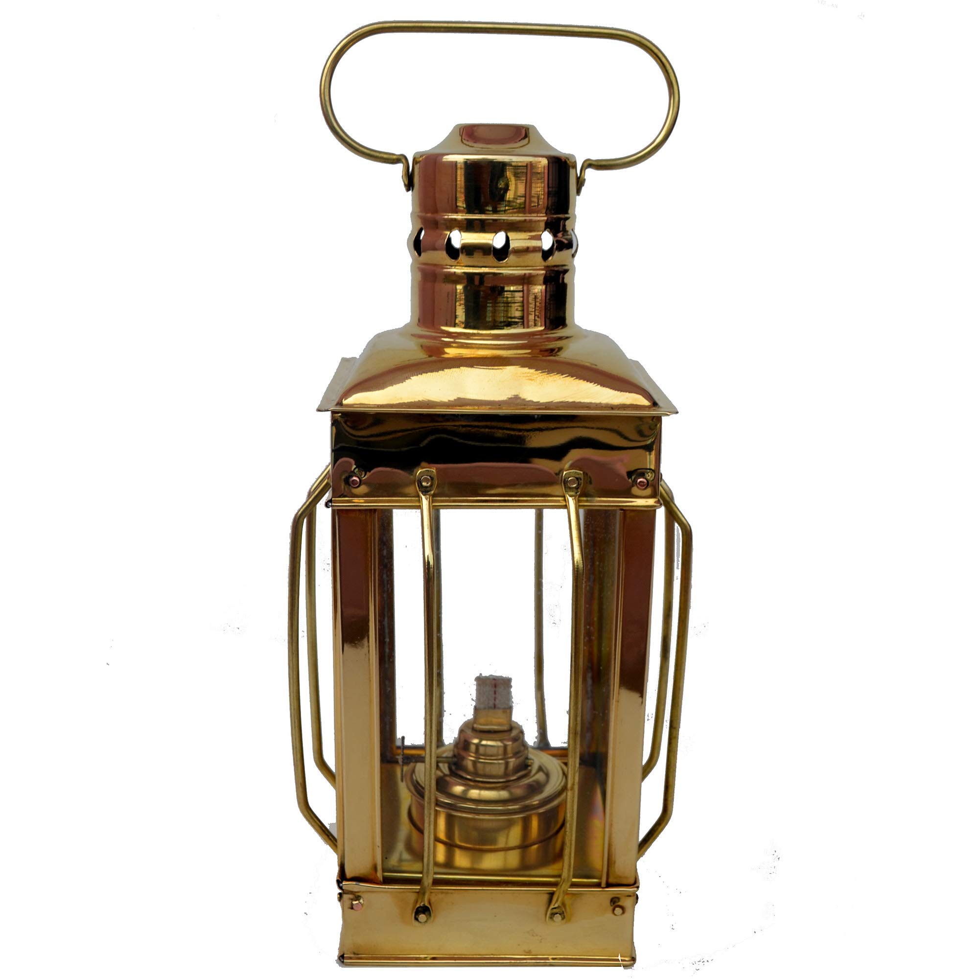 MANZA Vintage Antique Brass Maritime Ship Lantern Boat Light Decorative Light 10"
