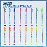 Townley Girl Stitch 16 Piece Glitter Pen Body Art Set Disney Princess view 2