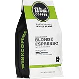 Wink Coffee Blonde Espresso, Whole Bean Coffee, 100% Arabica, Large 2.2 Pound Bag, Colombian Single Origin, Smooth, Light, an