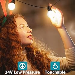 kolpop 50FT Outdoor String Lights Dimmable with