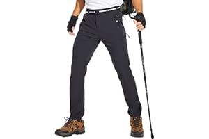 NATUVENIX Hiking Pants Men Lightweight Mens Travel Pants Stretchy Work Pants for Men Quick Dry Fishing Pants for Men Outdoor