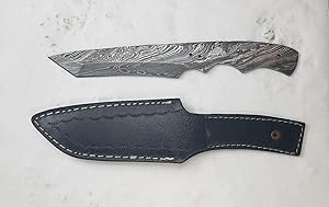 Payne Bros Custom Knives Damascus Blade Blanks with Basic Sheath/Knife Making/Knife Kits/