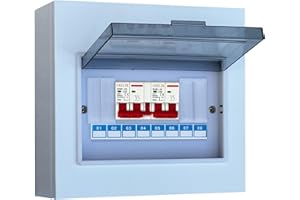 GXELZK Generator Transfer Switch Manual Transfer Switch 50A, 120/240V, 12000W Capacity, Tailor-Made for Portable Generator. Pre-Wired 9awg Meet The Emergency Power Needs of Homes and Small Businesses