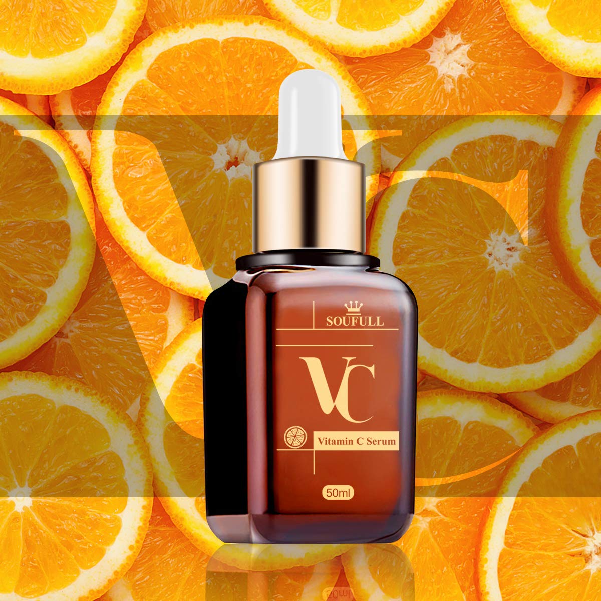 Vitamin C Serum for Face with Hyaluronic Acid to Rejuvenate Face And skin Best Serum for Anti Aging with Natural Ingredients Dark Circles Anti Wrinkl Fine Lines and Sun Damage Corrector: Beauty