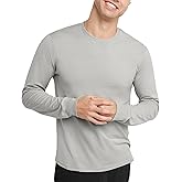 Hanes Men's Originals Long Sleeve Cotton T-Shirt, Classic Crewneck Tee for Men, Available in Tall