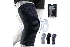 Knee Braces for Men Women, Knee Support for Arthritis, Meniscus Tear, ACL, Knee Pain Relief, Injury Recovery, Knee Compressio