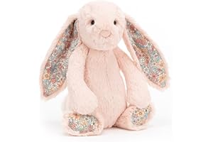 Jellycat Blossom Blush Bunny Stuffed Animal, Medium 12 inches | Rabbit and Bunny Plush Toy | Classic Children's Gift