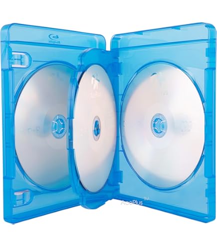 Amazon.com: AcePlus Multi 5-Disc Blu-Ray Replacement Cases in 22mm