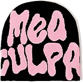 DadaFash Beanie Y2k Hat Acrylic Knit Skull Cap MEA Culpa Graphic Beanies Design Winter Warm Hats for Women Men