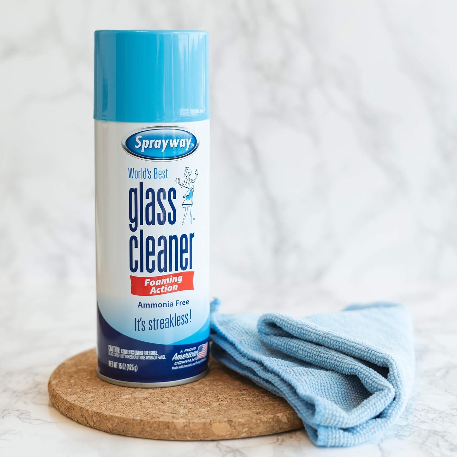 Sprayway SW053R Ammonia-Free Glass Cleaner, Foaming Action - Streakless Shine, 19 Oz: Health & Personal Care