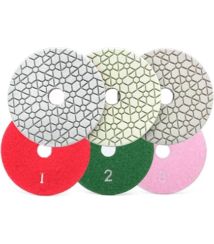 TRIO 3-STEP DIAMOND POLISHING PAD - Stone Creek Supplies TRIO 3-STEP DIAMOND POLISHING PAD - Stone Creek Supplies