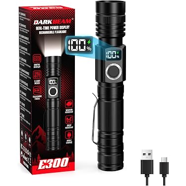 auto rechargeable emergency led flashlight Rechargeable LED Auto-Plug Flashlight with Aluminum Housing