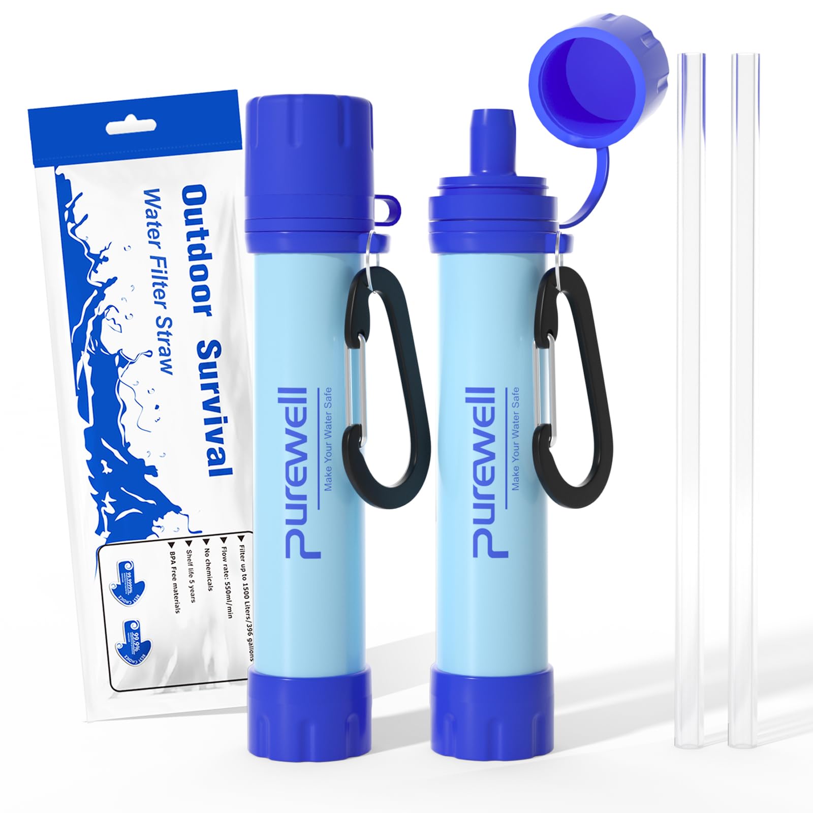 Purewell Outdoor Water Filter Personal Water